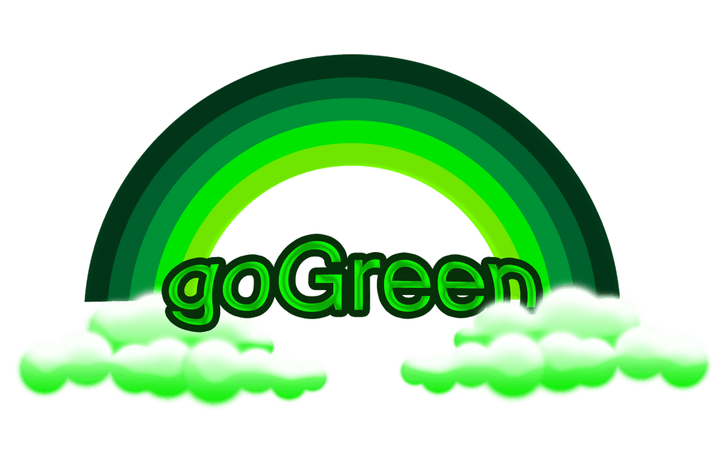 Green rainbow image: Eco friendly Painters Go Green