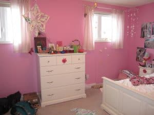 pink bedroom of 5 year old girl