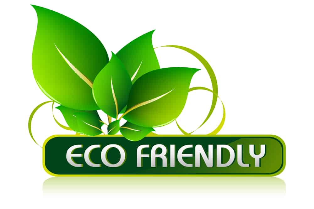 Eco friendly showing green and textleaf